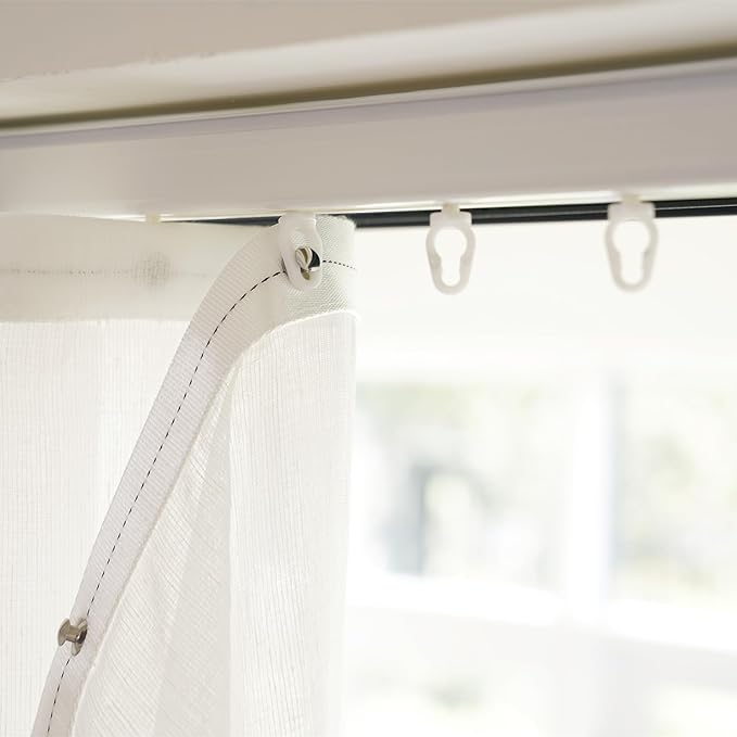 Modern Ripplefold Curtains on Ceiling-Mounted Tracks